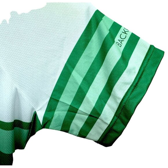 Louis Garneau Mens 2XL Backroads Full Zip Short Sleeve Cycling Jersey Green NEW - Picture 2 of 9